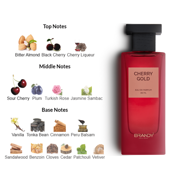 Cherry Gold by Brandy 85ml Eau de Parfum